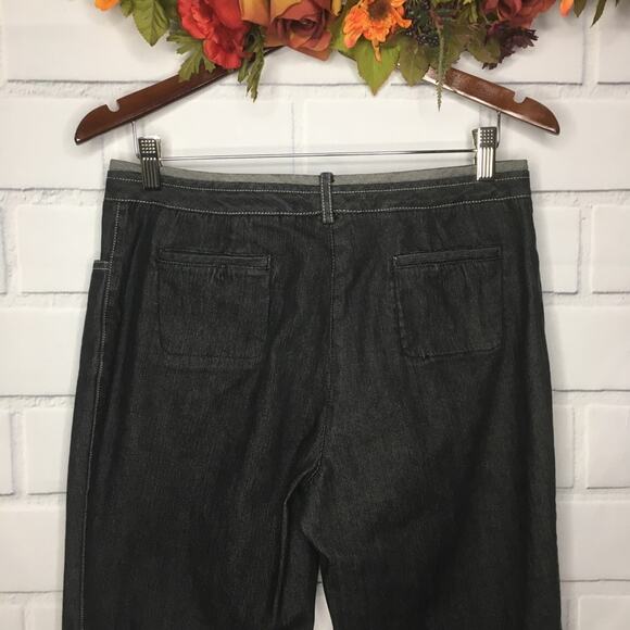 Worth Black Denim Jean 5 Pocket Construction Pants Size 6 - Picture 4 of 6